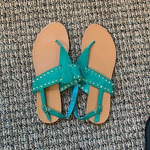 Turquoise Sandals